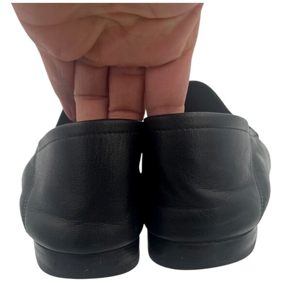 Gucci Brixton Horsebit Loafer Black Leather Collapsible Heel EU 39.5 US 9.5 - Picture 5 of 8